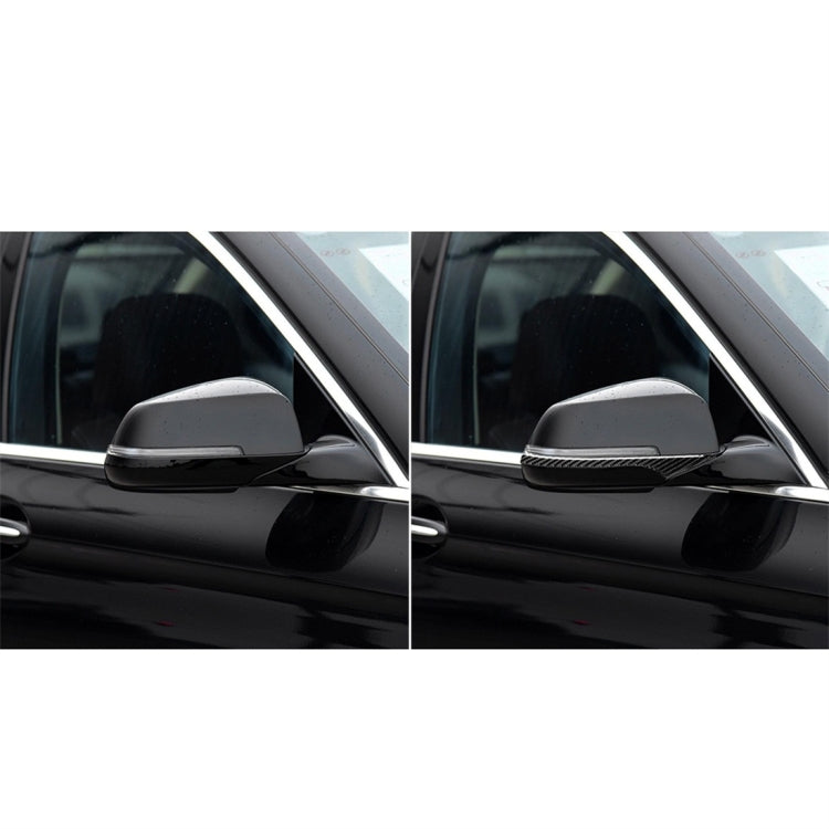 Carbon Fiber Car Rearview Mirror Bumper Strip Decorative Sticker for BMW 5 Series E60 2008-2010 / F10 2011-2017 / F07 2010-2015 / F01 2010-2015 by buy2fix