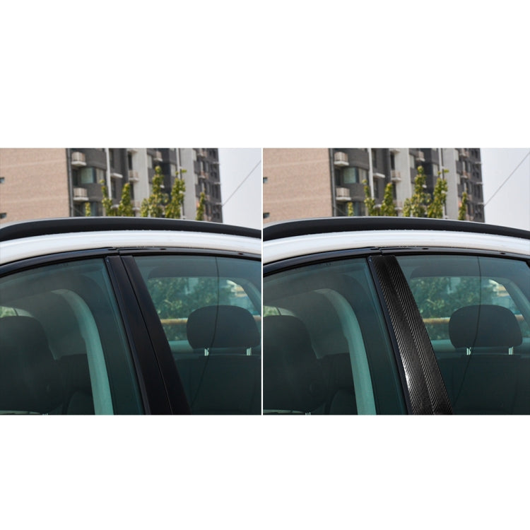 10 in 1 Car Carbon Fiber Center Pillar Decorative Sticker for Audi Q7 / SQ7 4M 2016-2019, Left and Right Drive Universal - Car Interior Mouldings by buy2fix | Online Shopping UK | buy2fix