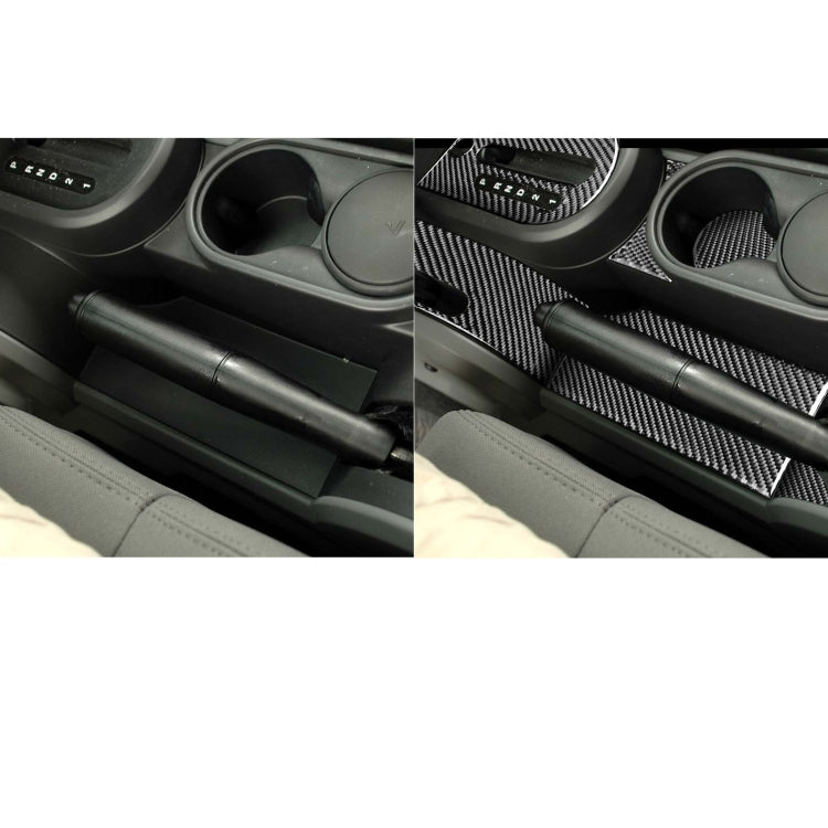 10 in 1 Car Carbon Fiber Gear Console Water Cup Holder Decorative Sticker for Jeep Wrangler JK 2007-2010, Left Drive - by buy2fix | Online Shopping UK | buy2fix