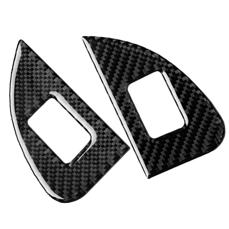 4 in 1 Car Carbon Fiber Window Button Panel Decorative Sticker for Alfa Romeo Giulia 2017-2019, Left Drive - Car Interior Mouldings by buy2fix | Online Shopping UK | buy2fix
