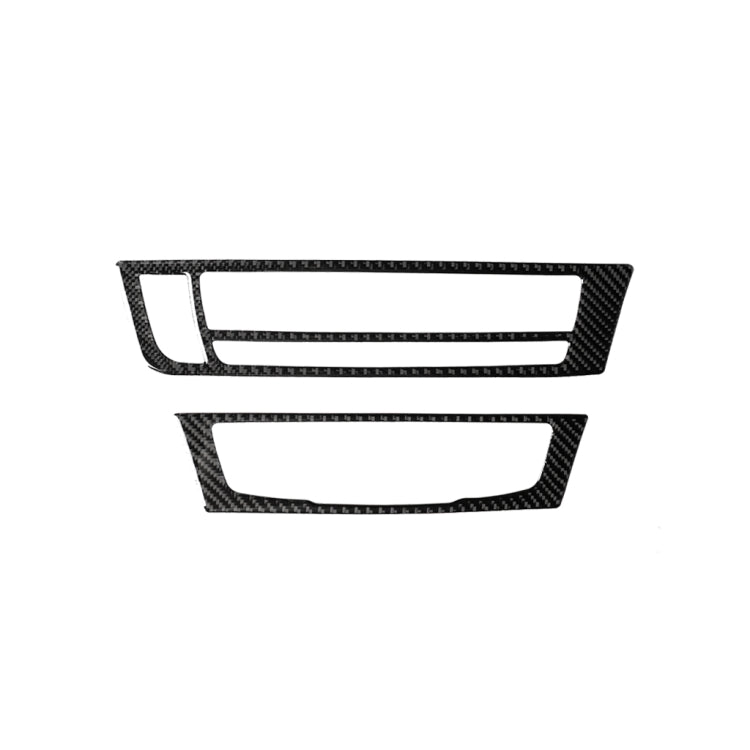 Car Carbon Fiber Air Conditioning CD Panel Decorative Sticker for Audi A6 S6 C7 A7 S7 4G8 2012-2018, Left Drive - by buy2fix | Online Shopping UK | buy2fix