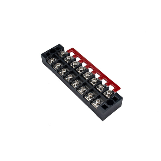 5 PCS Car 8-way 25A TB-2508 Dual Row Power Terminal Connector + 8-position Connection Strip with Cover by buy2fix
