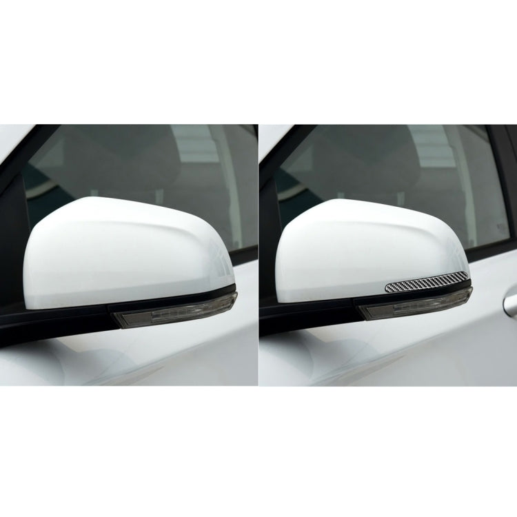 2 PCS Car Carbon Fiber Rearview Mirror Anti-collision Strip for Chevrolet Cruze 2009-2015, Left and Right Drive Universal by buy2fix