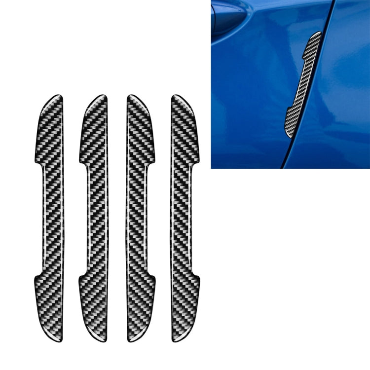 4 PCS Car Carbon Fiber Side Anti-collision Bumper Strip for Chevrolet Cruze 2009-2015, Left and Right Drive Universal - Anti Collision Sticker by buy2fix | Online Shopping UK | buy2fix