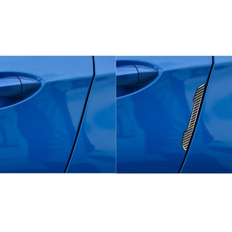 4 PCS Car Carbon Fiber Side Anti-collision Bumper Strip for Chevrolet Cruze 2009-2015, Left and Right Drive Universal - Anti Collision Sticker by buy2fix | Online Shopping UK | buy2fix