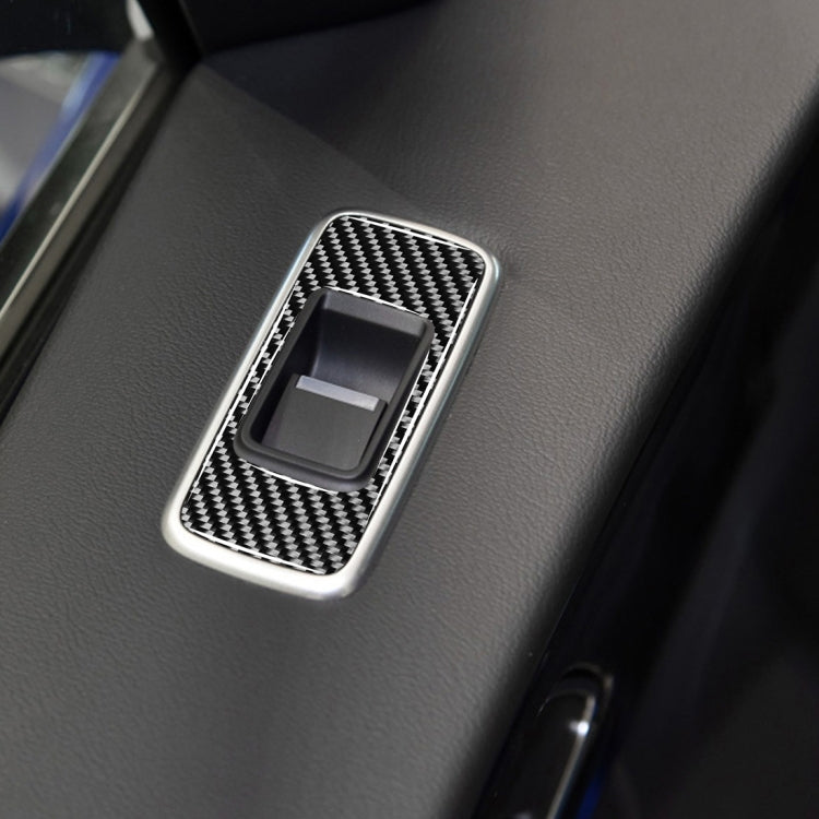4 in 1 Car Carbon Fiber Lifting Panel Decorative Stickers for Jaguar F-PACE X761 XE X760 2016-2020, Right Drive - by buy2fix | Online Shopping UK | buy2fix