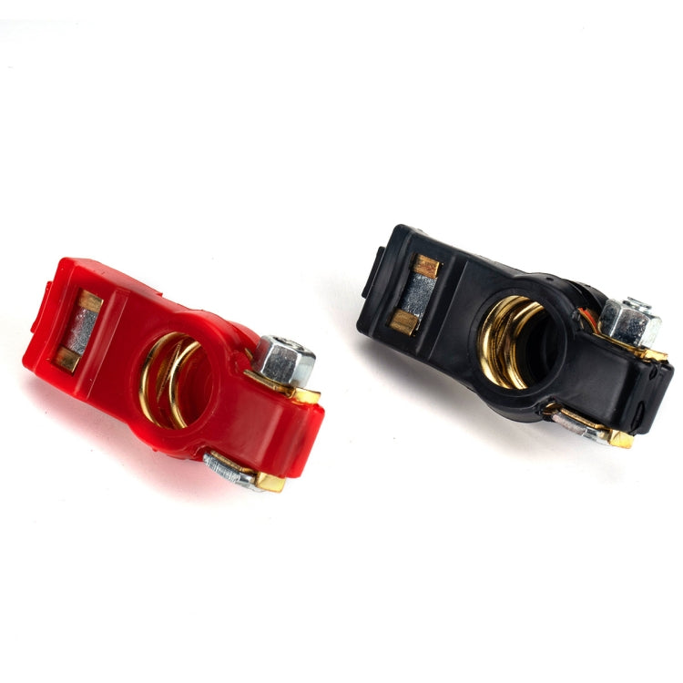 1 Pair Car Battery Cable Terminal Clamps Connectors Battery Clip - Booster Cable & Clip by buy2fix | Online Shopping UK | buy2fix
