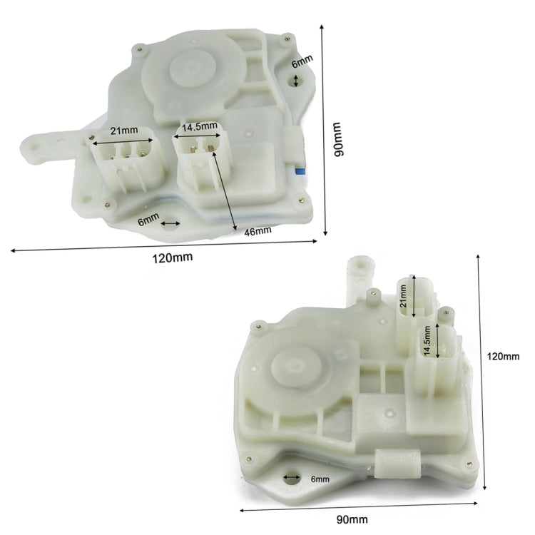 2 PCS Car Front Door Lock Actuator 72155S84A11(L)+72115S5A003(R) for Honda Accord - Locks & Hasps by buy2fix | Online Shopping UK | buy2fix