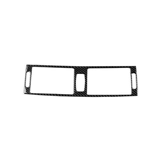 Car Carbon Fiber Solid Color Middle Air Outlet Decorative Sticker for BMW E70 X5 / E71 X6 2008-2013, Left and Right Drive Universal by buy2fix