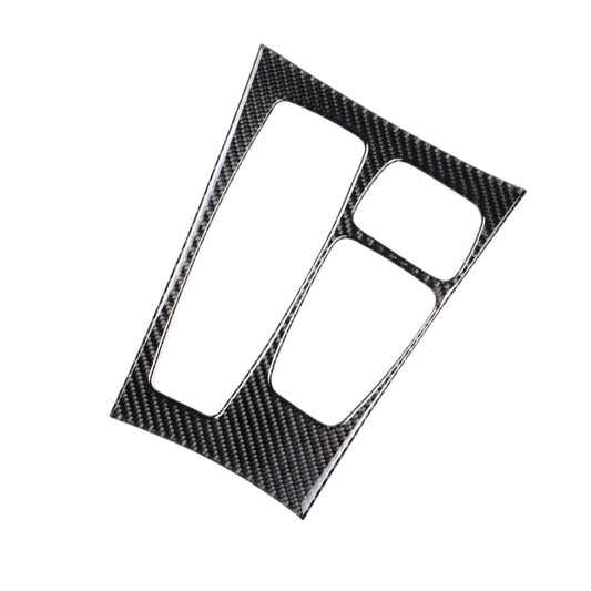 Car Carbon Fiber Solid Color Gear Panel Decorative Sticker for BMW X5 2008-2013 / X6 2009-2014, Low-level Configuration Left Drive by buy2fix