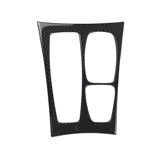 Car Carbon Fiber Solid Color Gear Panel Decorative Sticker for BMW X5 2008-2013 / X6 2009-2014, High Configuration Left Drive by buy2fix