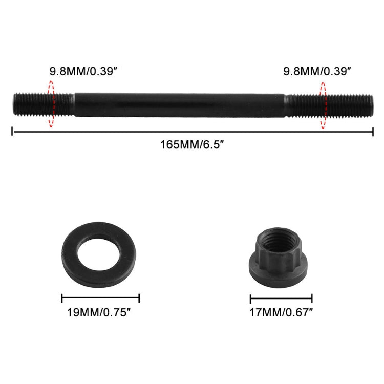 Car Cylinder Head Stud Kit for Honda D16Z6 by buy2fix