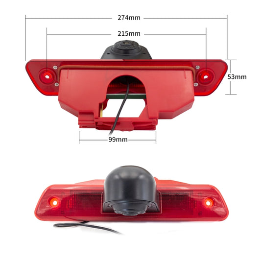 PZ465 Car Waterproof Brake Light View Camera + 7 inch Rearview Monitor for Citroen / Peugeot / Toyota - Rear View Cameras by buy2fix | Online Shopping UK | buy2fix