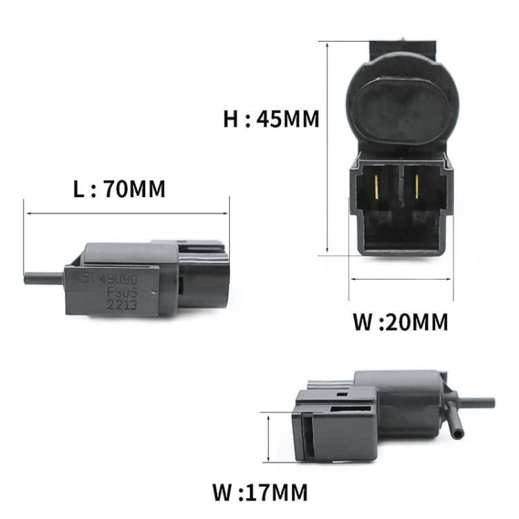 Car VSV EGR Vacuum Switch Purge Valve Solenoid Kl01-18-741 for Mazda - Engine Fittings by buy2fix | Online Shopping UK | buy2fix