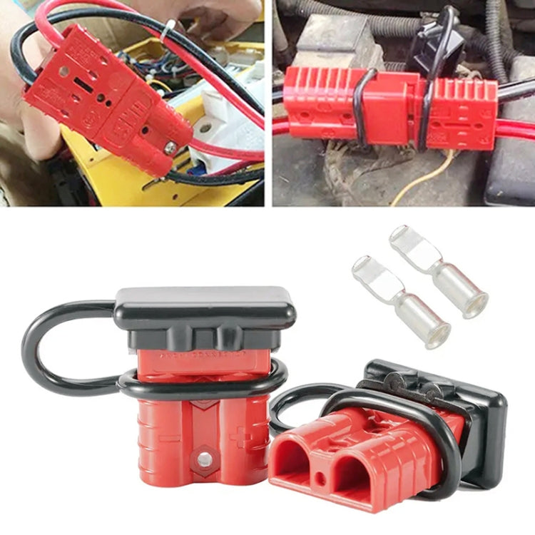 50Amp Battery Quick Connerctor Plug + Dust Cover for Car Caravan - Booster Cable & Clip by buy2fix | Online Shopping UK | buy2fix