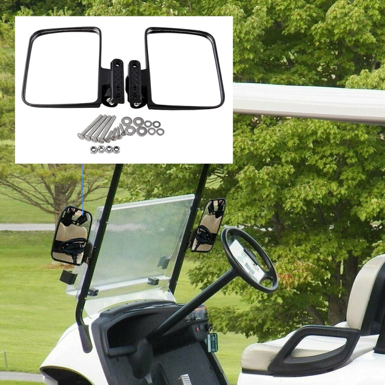 Side Mirror Rear View Mirror for Golf Carts by buy2fix