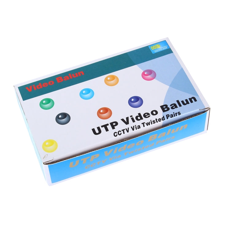 HD208 HD-CVI/TVI/AHD CCTV 8CH Passive Video Balun - Video Balun by buy2fix | Online Shopping UK | buy2fix