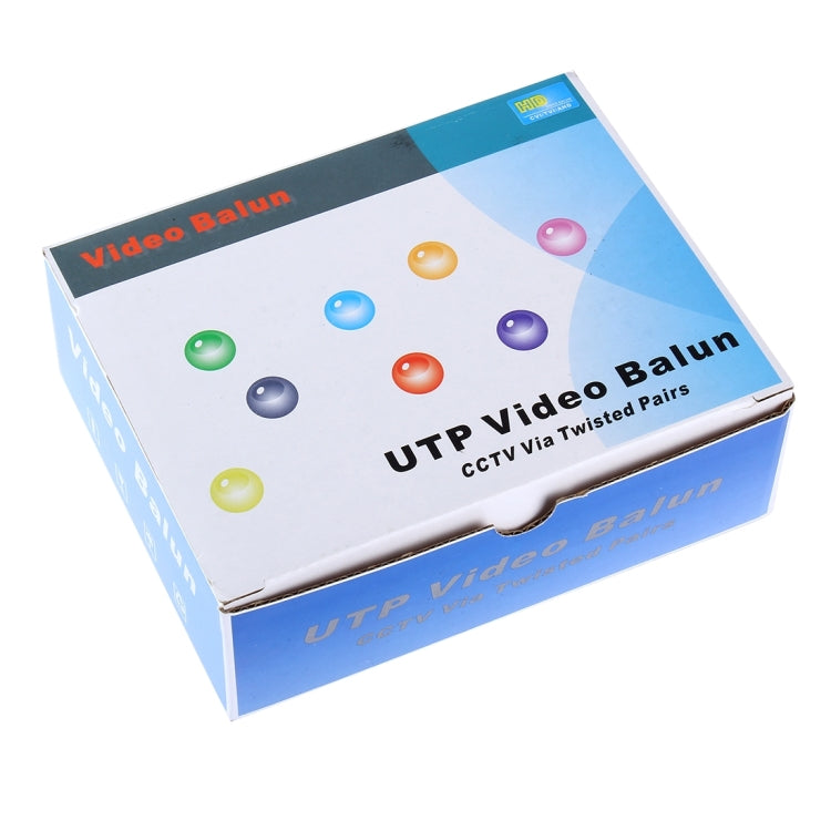 HD208 HD-CVI/TVI/AHD CCTV 8CH Passive Video Balun - Video Balun by buy2fix | Online Shopping UK | buy2fix