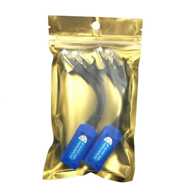 2 PCS Anpwoo UPOE01 Spliceable 2 in 1 POE (Power + Ethernet) Passive Twisted Transceiver by Anpwoo