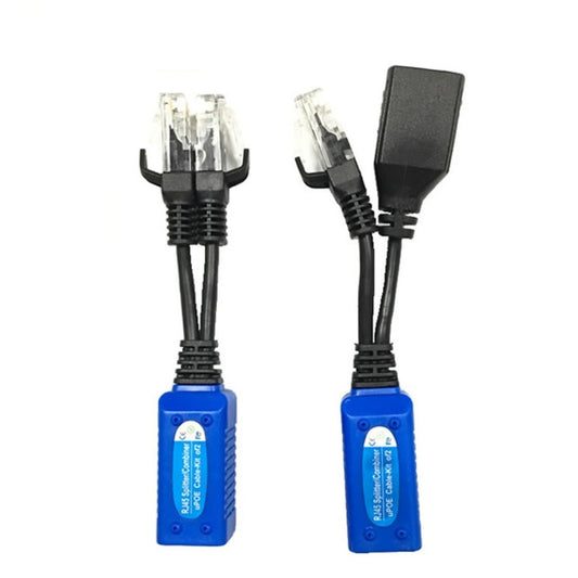 2 PCS Anpwoo UPOE02 Spliceable 2 in 1 POE (Power + Ethernet) Passive Twisted Transceiver by Anpwoo