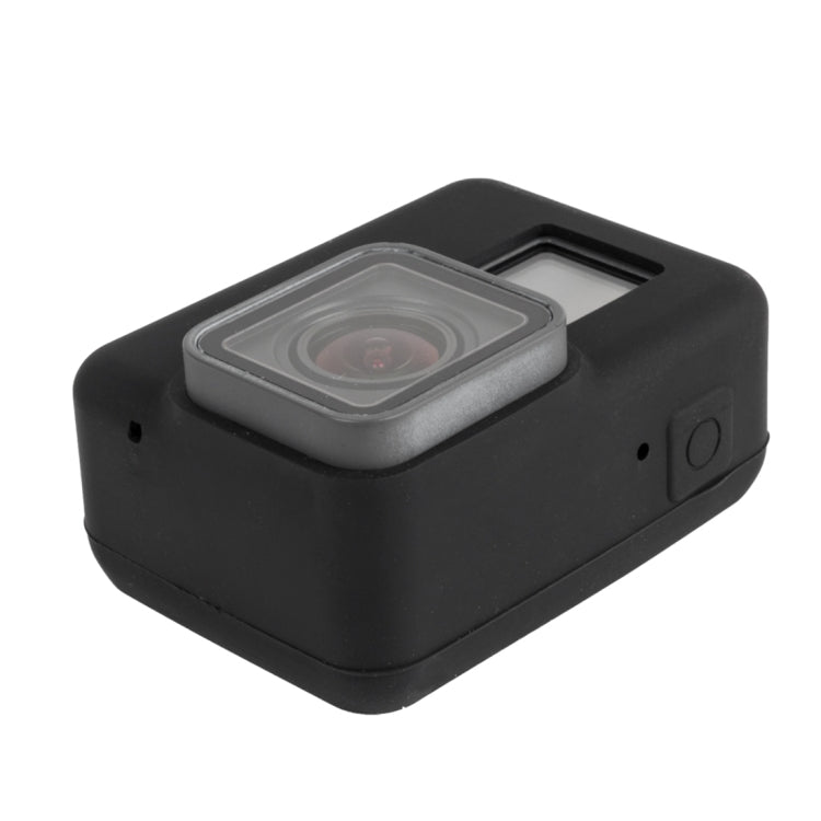 For GoPro HERO5 Silicone Housing Protective Case Cover Shell(Black) by buy2fix