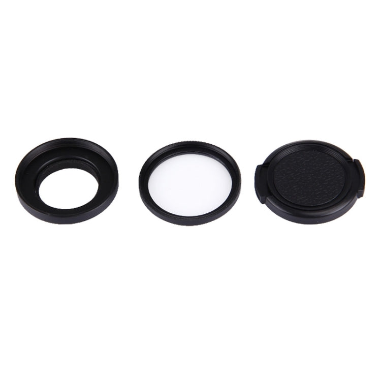 JUNESTAR for Xiaomi Xiaoyi Yi II 4K Sport Action Camera Proffesional 37mm UV Filter + Lens Protective Cap - Lens Filter by JSR | Online Shopping UK | buy2fix