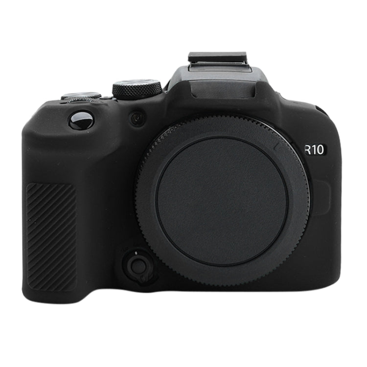 For Canon EOS R10 Soft Silicone Protective Case (Black) - Protective Case by buy2fix | Online Shopping UK | buy2fix