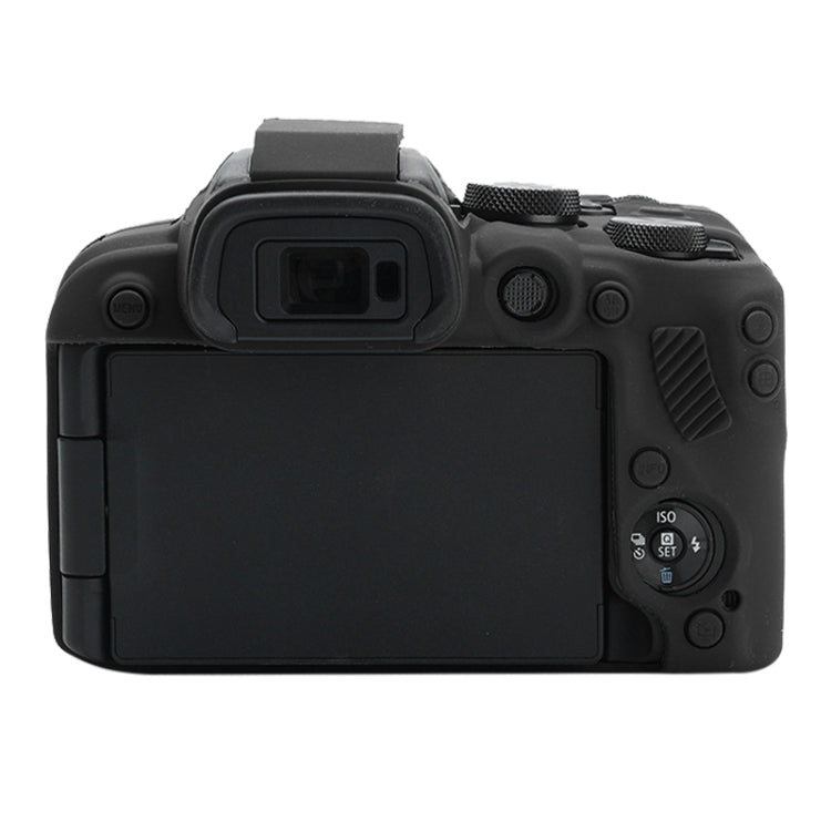 For Canon EOS R10 Soft Silicone Protective Case (Black) - Protective Case by buy2fix | Online Shopping UK | buy2fix