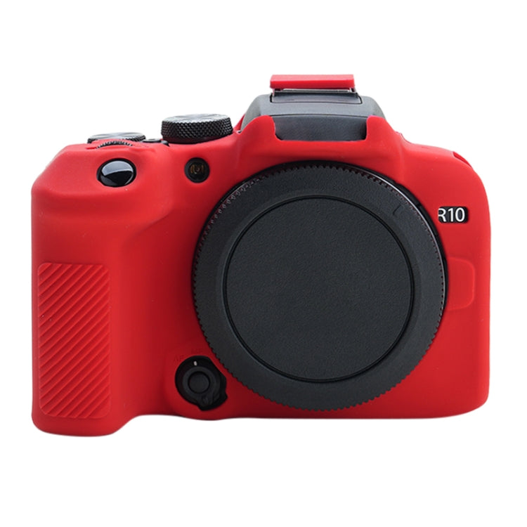 For Canon EOS R10 Soft Silicone Protective Case (Red) - Protective Case by buy2fix | Online Shopping UK | buy2fix