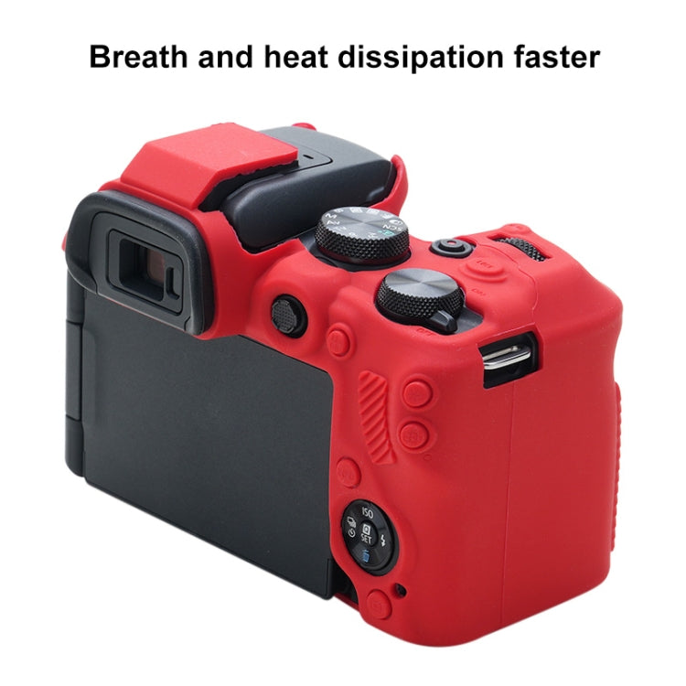 For Canon EOS R10 Soft Silicone Protective Case (Red) - Protective Case by buy2fix | Online Shopping UK | buy2fix