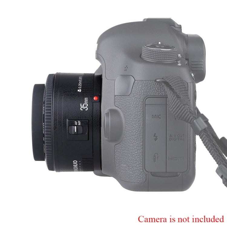 YONGNUO YN35MM F2N 1:2 AF/MF Wide-Angle Fixed/Prime Auto Focus Lens for Nikon DSLR Cameras(Black) by YONGNUO