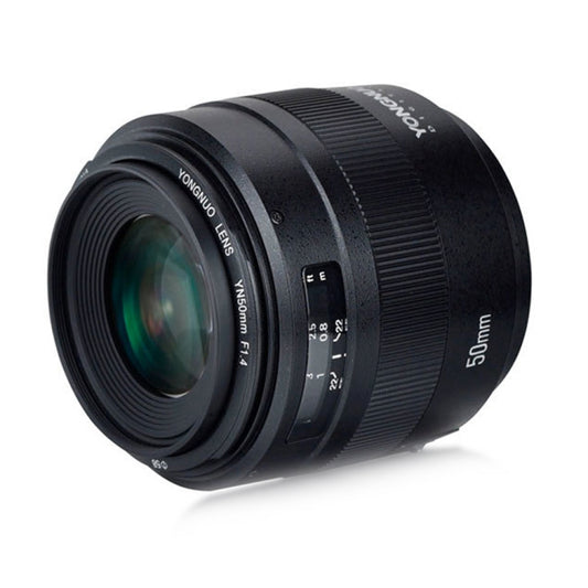 YONGNUO YN50MM F1.4C F1.4 Lens Large Aperture Auto Focus Lens for Canon(Black) by YONGNUO