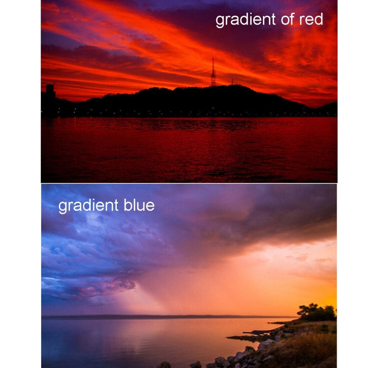 JUNESTAR 6 in 1 Professional 34mm Lens Filter(CPL + UV + Gradual Red + Gradual Orange + Gradual Blue + Gradual Grey) for DJI Phantom 3 & 4 by JSR