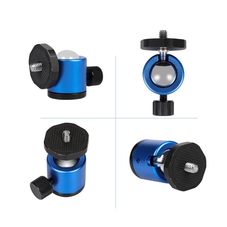 Mini 360 Degree Rotation Panoramic Metal Ball Head for DSLR & Digital Cameras (Blue) - Tripod Heads by buy2fix | Online Shopping UK | buy2fix