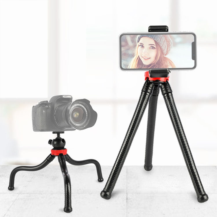 MZ305 Mini Octopus Flexible Tripod Holder with Ball Head for SLR Cameras, GoPro HERO10 Black / HERO9 Black / HERO8 Black /7 /6 /5 /5 Session /4 Session /4 /3+ /3 /2 /1, DJI Osmo Action, Xiaoyi and Other Action Cameras, Cellphone, Size:30cmx5cm - Portable Mini Tripod by buy2fix | Online Shopping UK | buy2fix