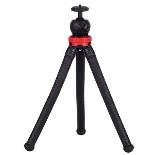 MZ305 Mini Octopus Flexible Tripod Holder with Ball Head for SLR Cameras, GoPro HERO10 Black / HERO9 Black / HERO8 Black /7 /6 /5 /5 Session /4 Session /4 /3+ /3 /2 /1, DJI Osmo Action, Xiaoyi and Other Action Cameras, Cellphone, Size:30cmx5cm by buy2fix