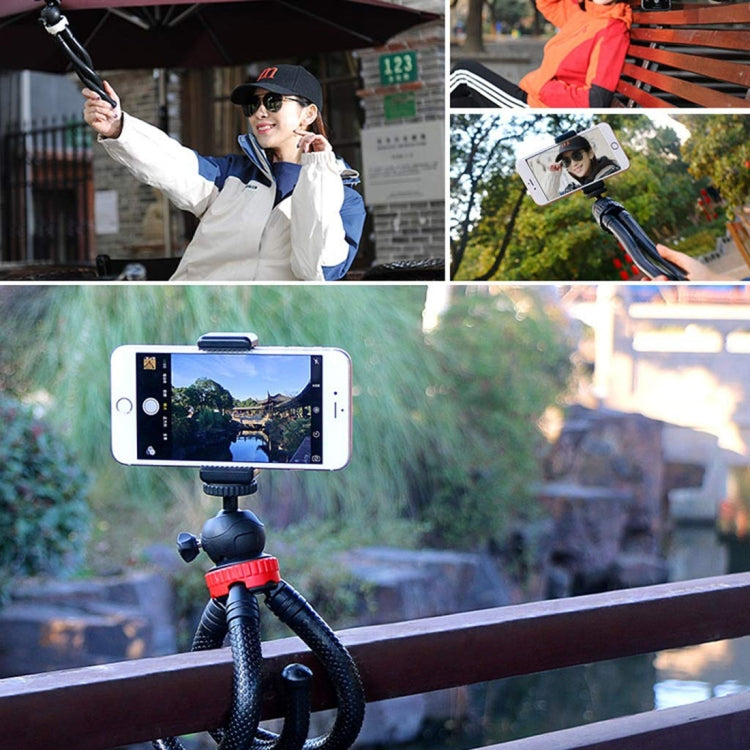 MZ305 Mini Octopus Flexible Tripod Holder with Ball Head for SLR Cameras, GoPro HERO10 Black / HERO9 Black / HERO8 Black /7 /6 /5 /5 Session /4 Session /4 /3+ /3 /2 /1, DJI Osmo Action, Xiaoyi and Other Action Cameras, Cellphone, Size:30cmx5cm - Portable Mini Tripod by buy2fix | Online Shopping UK | buy2fix