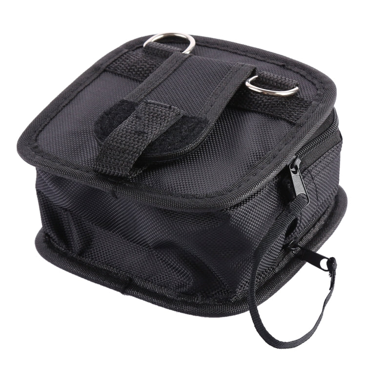 9PCS Nylon Filter Bag with Strap, Size:14×12×6cm(Black) - Other Accessories by buy2fix | Online Shopping UK | buy2fix