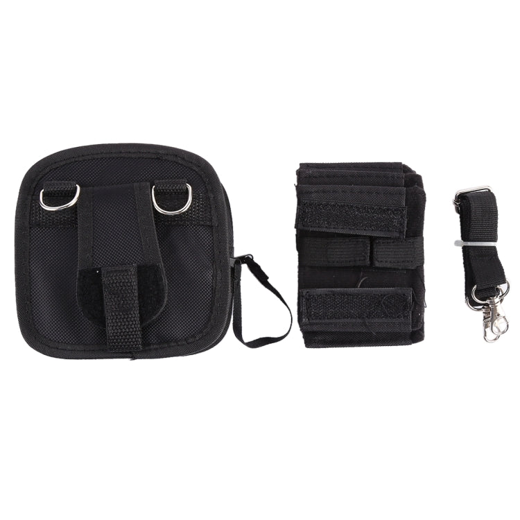 9PCS Nylon Filter Bag with Strap, Size:14×12×6cm(Black) - Other Accessories by buy2fix | Online Shopping UK | buy2fix