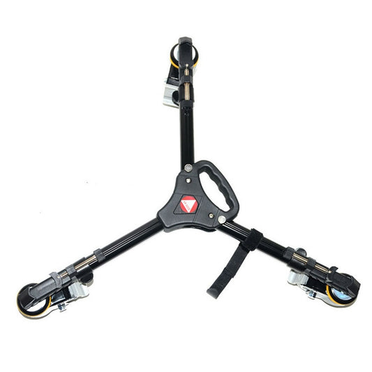 Kingjoy VX-600D Aluminium Alloy Camera Big Foot Wheel Tripod Pulley Base by buy2fix