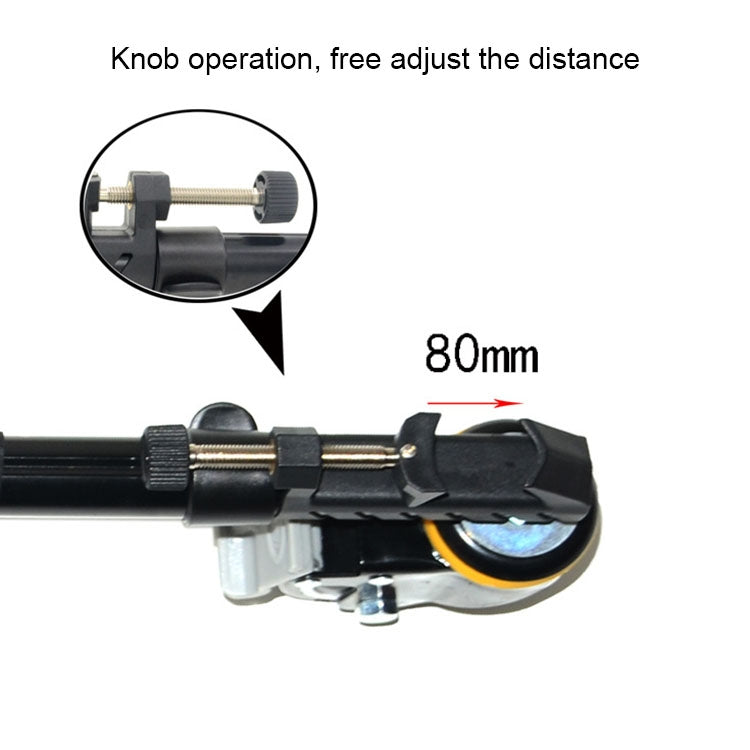 Kingjoy VX-600D Aluminium Alloy Camera Big Foot Wheel Tripod Pulley Base - Other Accessories by buy2fix | Online Shopping UK | buy2fix