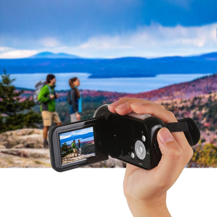 1280x720P HD 16X Digital Zoom 16.0 MP Digital Video Camera Recorder with 2.0 inch LCD Screen(Black) - Video Cameras by buy2fix | Online Shopping UK | buy2fix