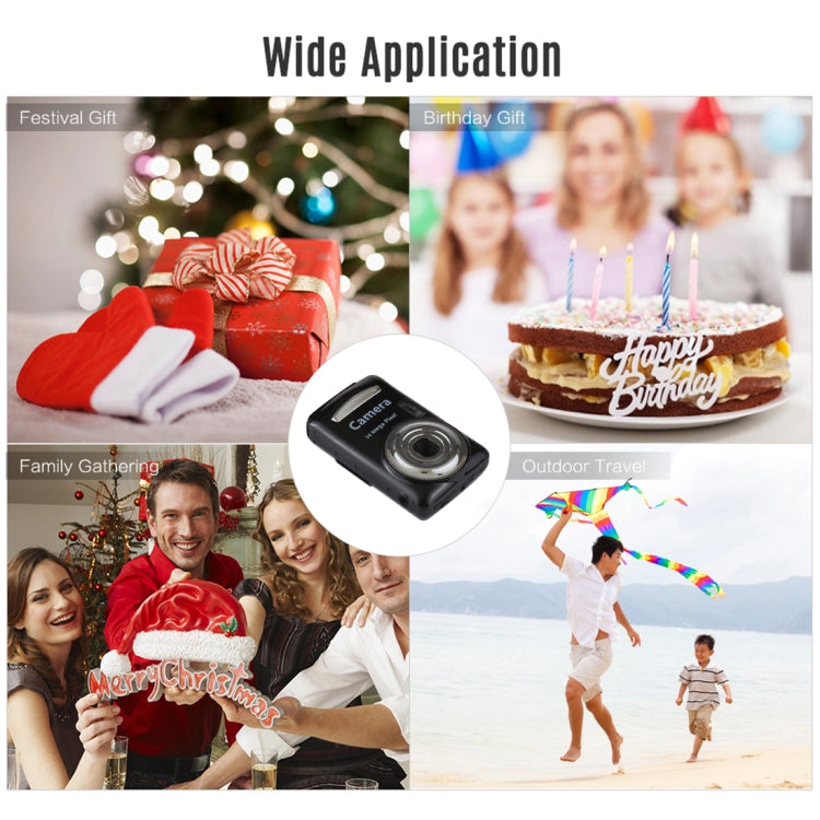 1280x720P HD 4X Digital Zoom 16.0 MP Digital Video Camera Recorder with 2.4 inch TFT Screen(Black) - Video Cameras by buy2fix | Online Shopping UK | buy2fix