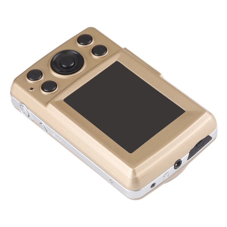 1280x720P HD 4X Digital Zoom 16.0 MP Digital Video Camera Recorder with 2.4 inch TFT Screen(Gold) - Video Cameras by buy2fix | Online Shopping UK | buy2fix