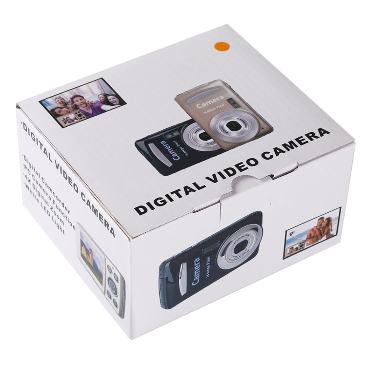1280x720P HD 4X Digital Zoom 16.0 MP Digital Video Camera Recorder with 2.4 inch TFT Screen(Gold) - Video Cameras by buy2fix | Online Shopping UK | buy2fix