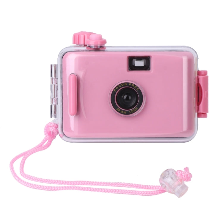 SUC4 5m Waterproof Retro Film Camera Mini Point-and-shoot Camera for Children (Pink) - Children Cameras by buy2fix | Online Shopping UK | buy2fix