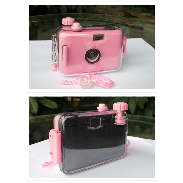 SUC4 5m Waterproof Retro Film Camera Mini Point-and-shoot Camera for Children (Pink) - Children Cameras by buy2fix | Online Shopping UK | buy2fix