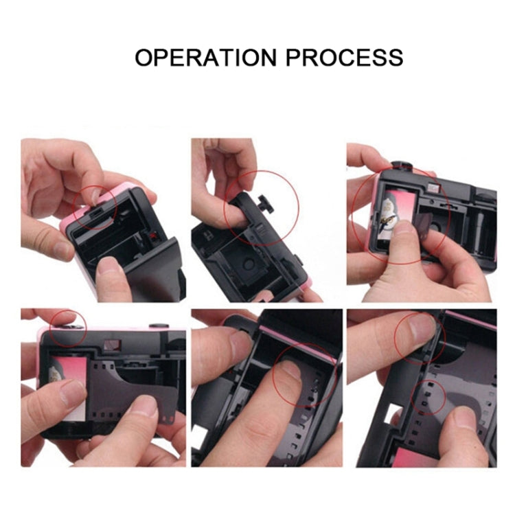SUC4 5m Waterproof Retro Film Camera Mini Point-and-shoot Camera for Children (Pink) - Children Cameras by buy2fix | Online Shopping UK | buy2fix