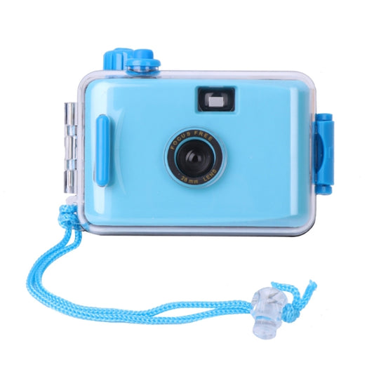 SUC4 5m Waterproof Retro Film Camera Mini Point-and-shoot Camera for Children (Baby Blue) by buy2fix