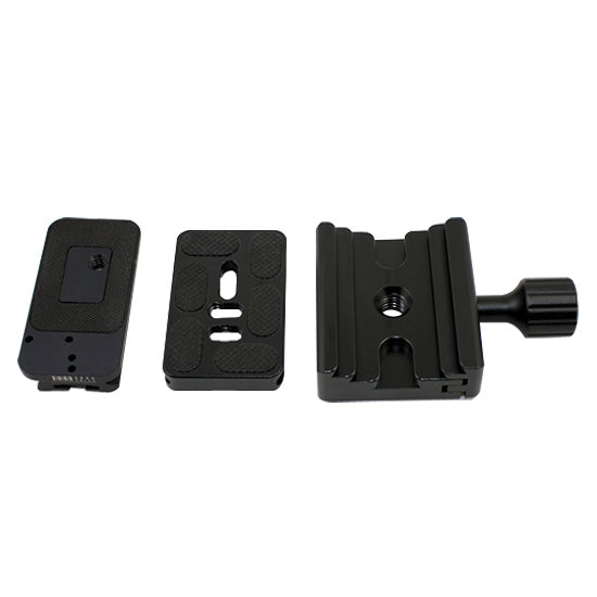 FCD-1 Dual-use Knob Quick Release Clamp Adapter Plate Mount for 39mm Arca / 32mm SLIDEFIX Quick Release Plate by buy2fix